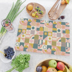 Mid Century Squares Cutting Board Gallery Image 2