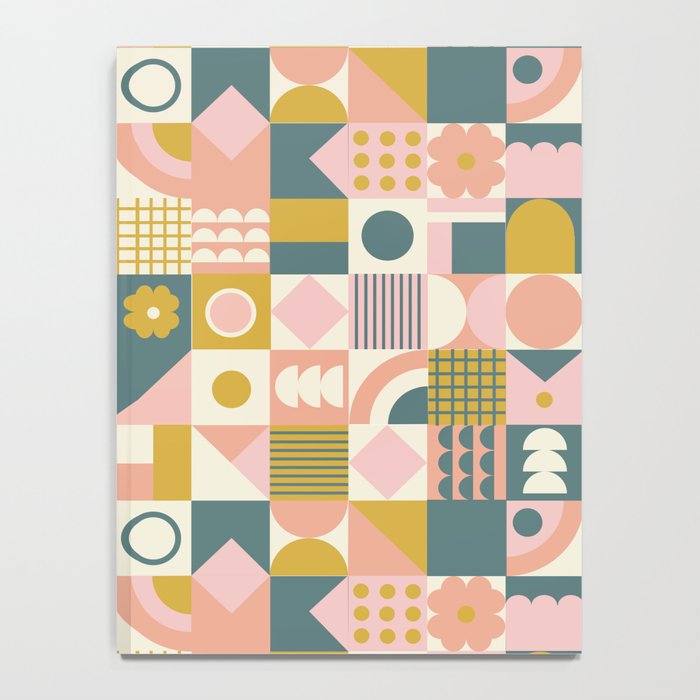 Mid Century Squares Notebook Gallery Image 4