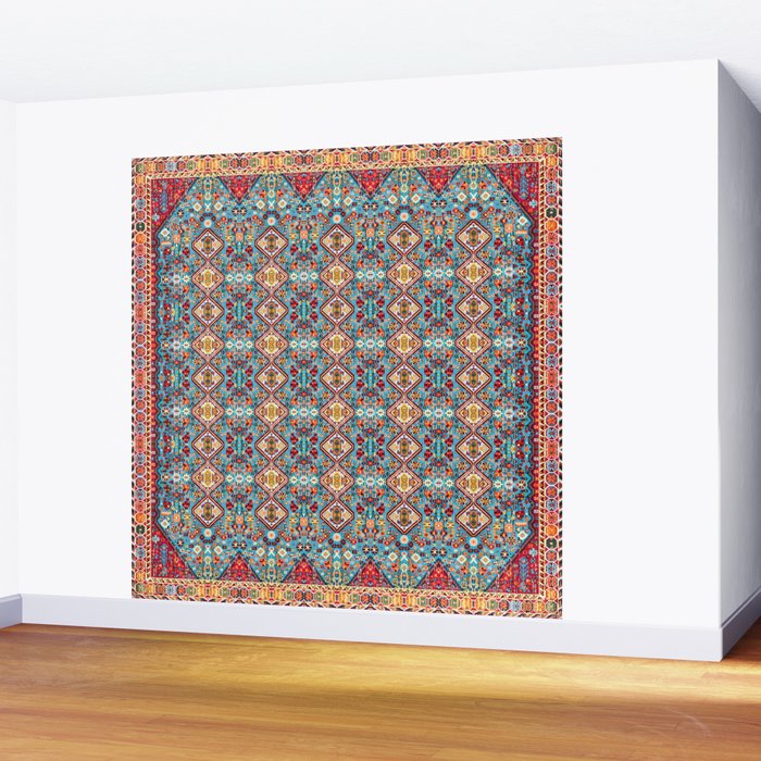Colorful Kaleidoscope: Vintage Bohemian Moroccan Art Wall Mural Gallery Image 2