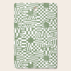 Green Op Art Vibes Cutting Board Gallery Image 1