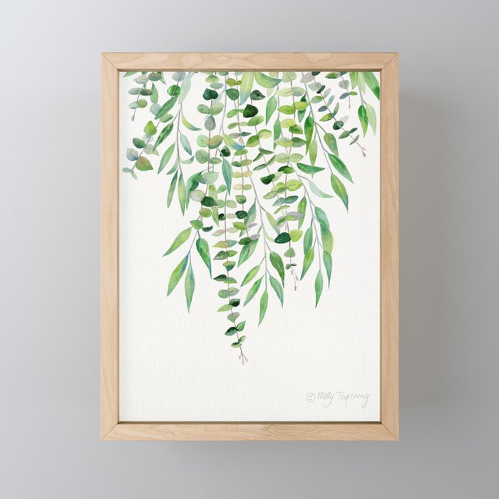 Mixed Eucalyptus  Mini Art Print Gallery Image 1
