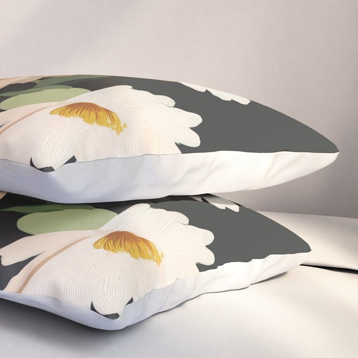 Soft Bloom Noir Pillow Sham Gallery Image 3