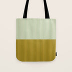 Color Block Lines XXI Moss Tote Bag Gallery Image 1
