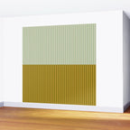 Color Block Lines XXI Moss Wall Mural Gallery Image 2