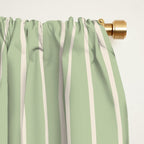Color Block Lines XXI Moss Window Curtain Gallery Image 2