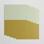 Color Block Lines XXI Moss Wrapping Paper Gallery Image 3