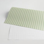 Color Block Lines XXI Moss Wrapping Paper Gallery Image 2