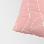 Monstera No2 Pink Pillow Sham Gallery Image 4