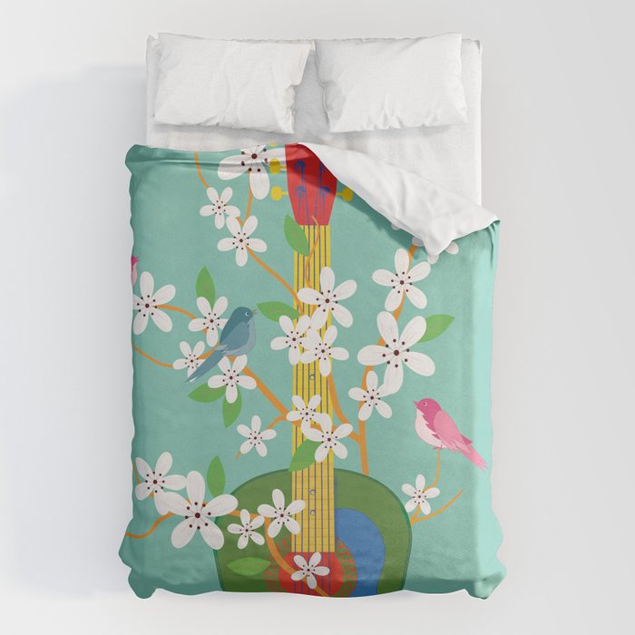 Melody in Bloom 2 Duvet Cover Gallery Image 1