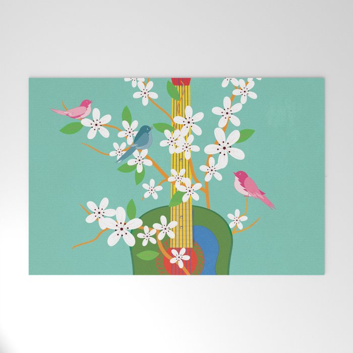 Melody in Bloom 2 Welcome Mat Gallery Image 1