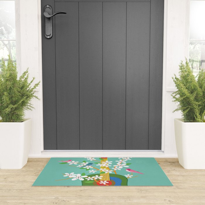 Melody in Bloom 2 Welcome Mat Gallery Image 3