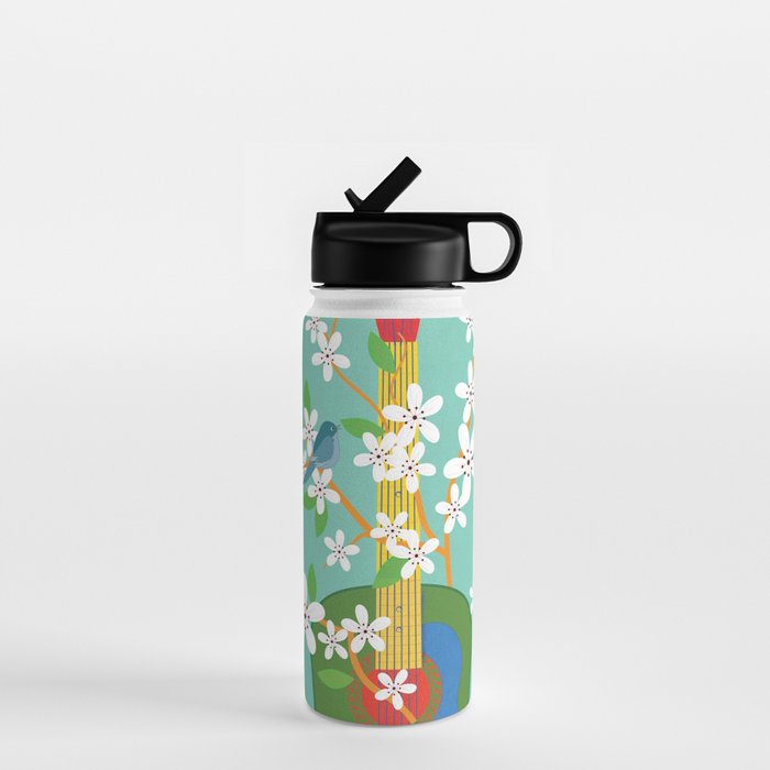 Melody in Bloom 2 Water Bottle Gallery Image 1