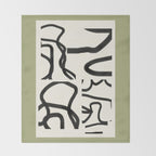 Abstract line art 191 Throw Blanket Gallery Image 2