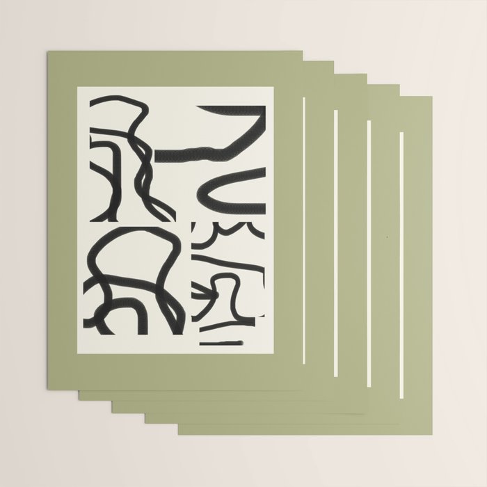 Abstract line art 191 Wrapping Paper Gallery Image 3