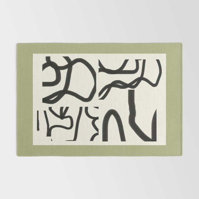 Abstract line art 191 Rug Gallery Image 2