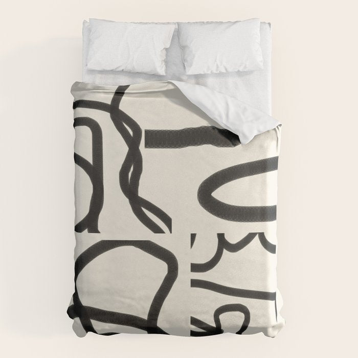 Abstract line art 191 Duvet Cover Gallery Image 6