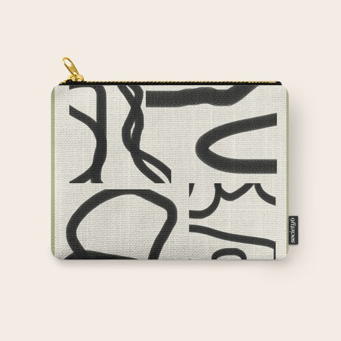 Abstract line art 191 Carry All Pouch Gallery Image 1