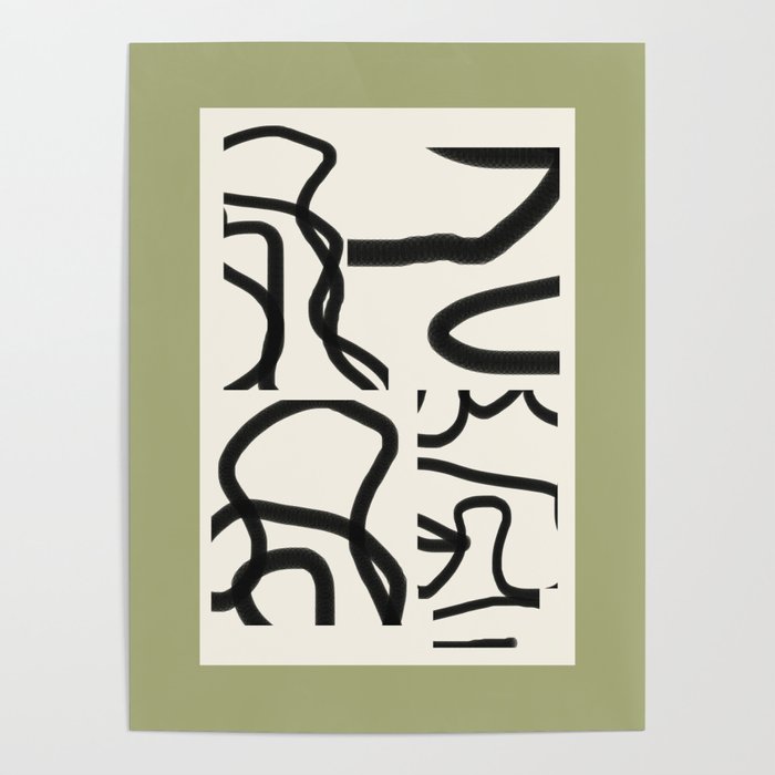 Abstract line art 191 Poster Gallery Image 1