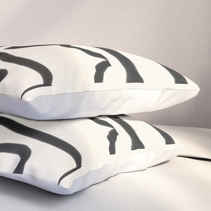 Abstract line art 191 Pillow Sham Gallery Image 3