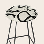 Abstract line art 191 Stool Gallery Image 2