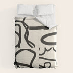 Abstract line art 191 Comforter Gallery Image 6