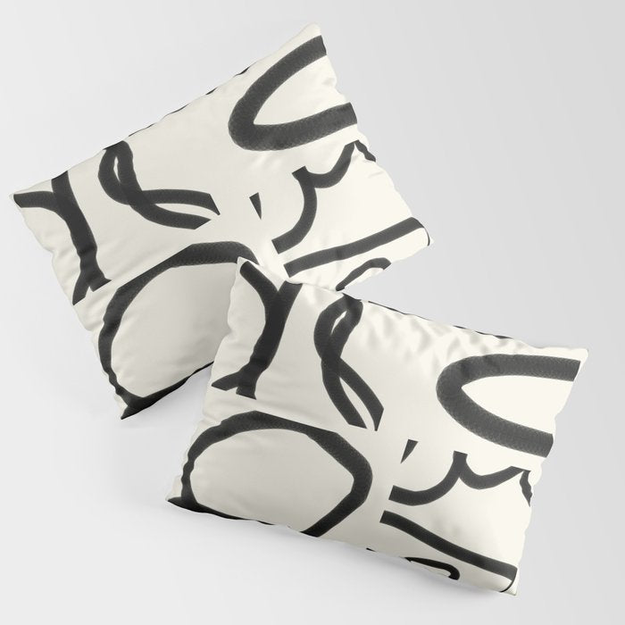 Abstract line art 191 Pillow Sham Gallery Image 3