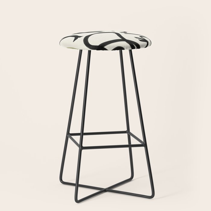 Abstract line art 191 Stool Gallery Image 1