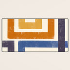 Subway Map Abstract Geometric Desk Mat Gallery Image 3