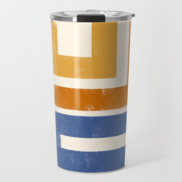 Subway Map Abstract Geometric Travel Mug Gallery Image 1