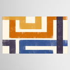 Subway Map Abstract Geometric Tablecloth Gallery Image 2