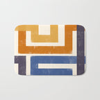 Subway Map Abstract Geometric Bath Mat Gallery Image 1