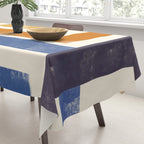 Subway Map Abstract Geometric Tablecloth Gallery Image 3