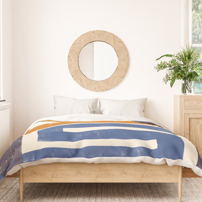 Subway Map Abstract Geometric Duvet Cover Gallery Image 3