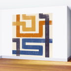 Subway Map Abstract Geometric Wall Mural Gallery Image 2