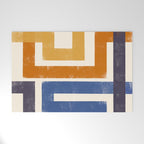 Subway Map Abstract Geometric Welcome Mat Gallery Image 1