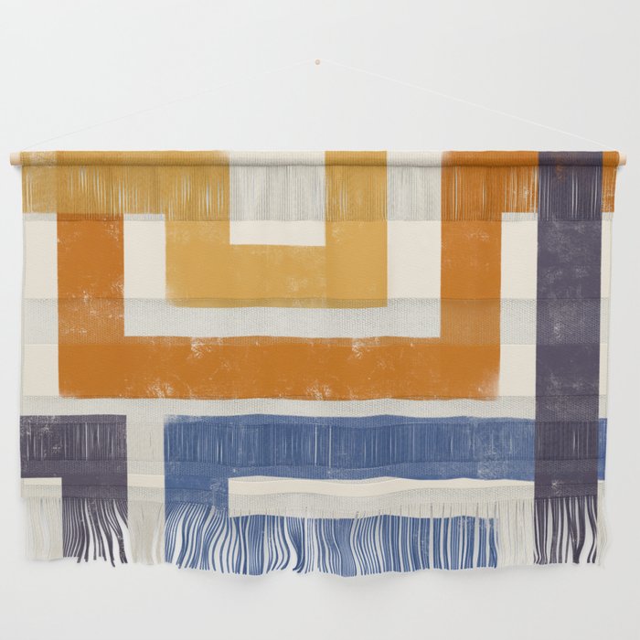 Subway Map Abstract Geometric Wall Hanging Gallery Image 1