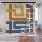 Subway Map Abstract Geometric Wall Mural Gallery Image 1