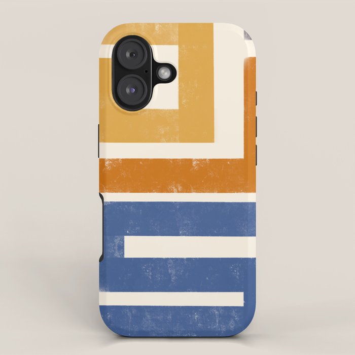 Subway Map Abstract Geometric iPhone Case Gallery Image 1