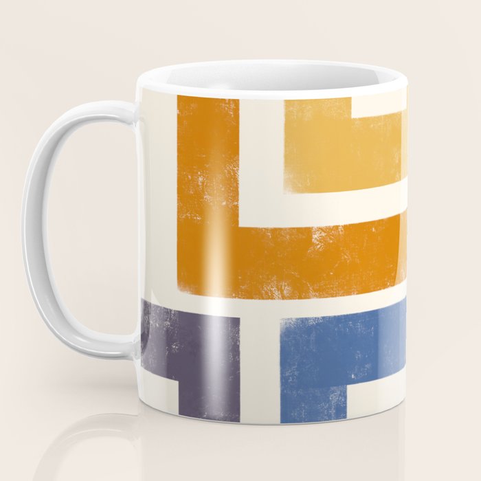 Subway Map Abstract Geometric Coffee Mug Gallery Image 3