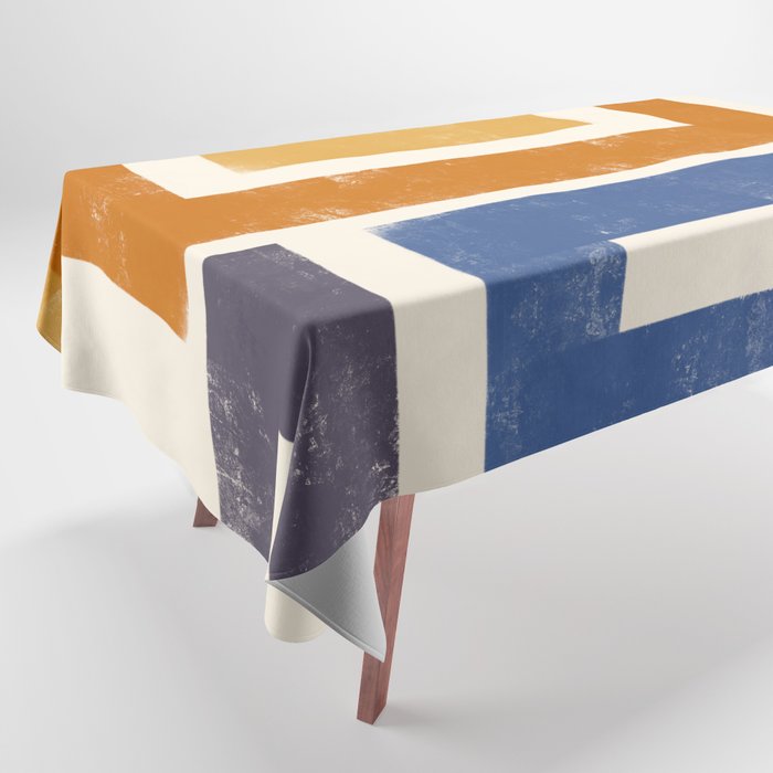 Subway Map Abstract Geometric Tablecloth Gallery Image 1