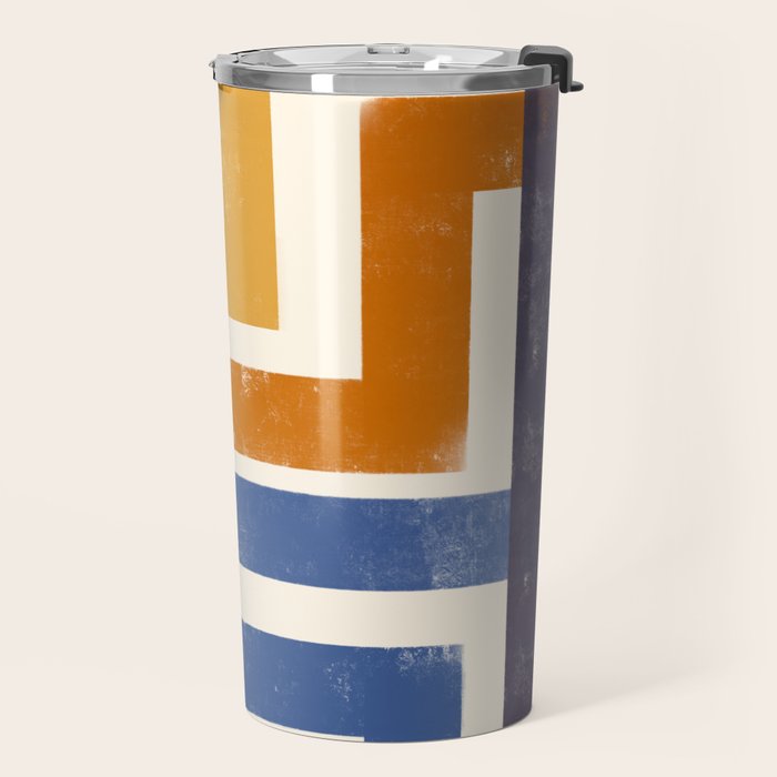 Subway Map Abstract Geometric Travel Mug Gallery Image 2