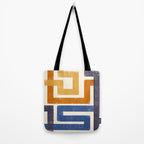 Subway Map Abstract Geometric Tote Bag Gallery Image 2