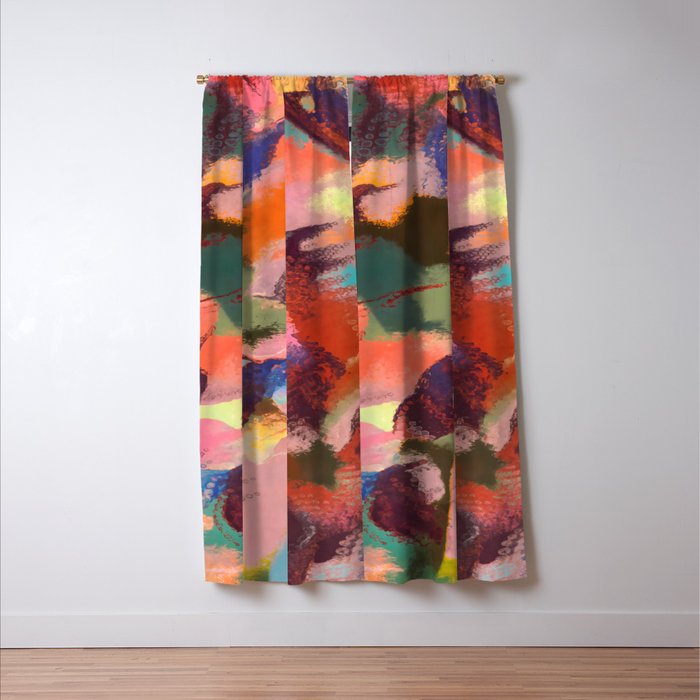 A Maroon Dream Window Curtain Gallery Image 3