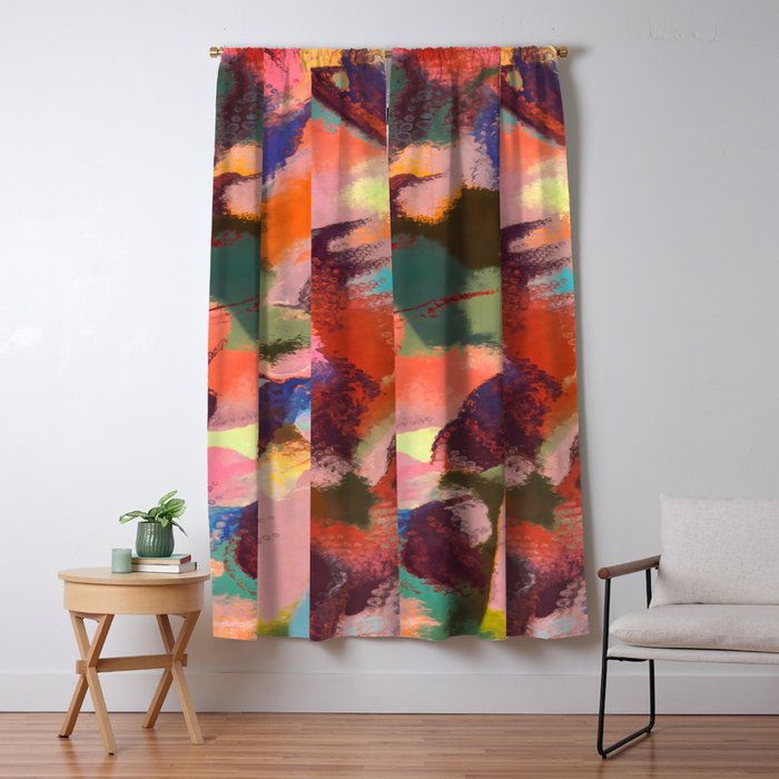 A Maroon Dream Window Curtain Gallery Image 5