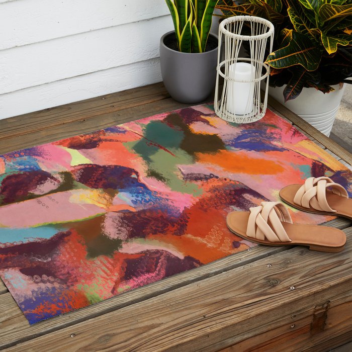 A Maroon Dream Outdoor Rug Gallery Image 2
