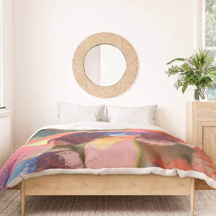 A Maroon Dream Duvet Cover Gallery Image 3