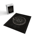 Vegvisir with Ouroboros and runes Jigsaw Puzzle Gallery Image 2