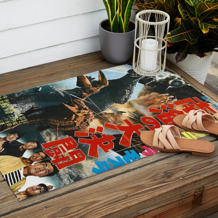 godzilla 6 Outdoor Rug Gallery Image 2