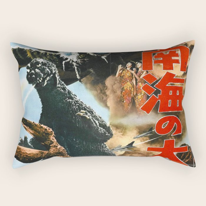 godzilla 6 Rectangular Pillow Gallery Image 2