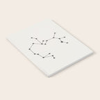 Sagittarius Zodiac Star Constellation Line Art White Notebook Gallery Image 2